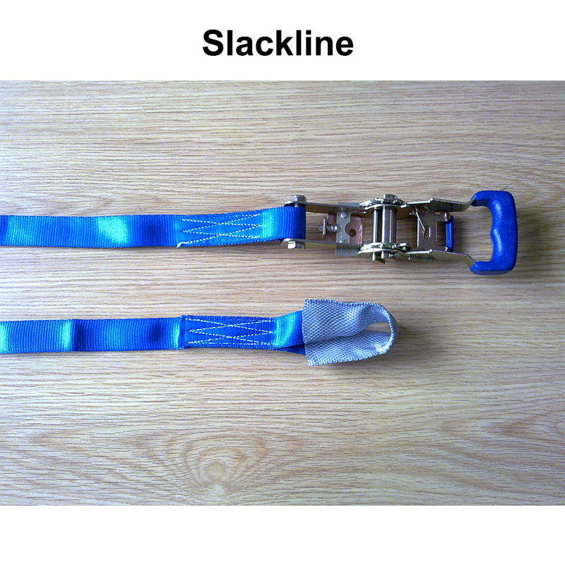 Kit de Slackline OEM con protectores de árboles Classic Slackline Top Line Ninja Line para niños Funda de trinquete y bolsa de transporte 